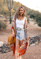 Bohemian Diamond Tassel Kimono-Kimonos-Krush Kandy, Women's Online Fashion Boutique Located in Phoenix, Arizona (Scottsdale Area)