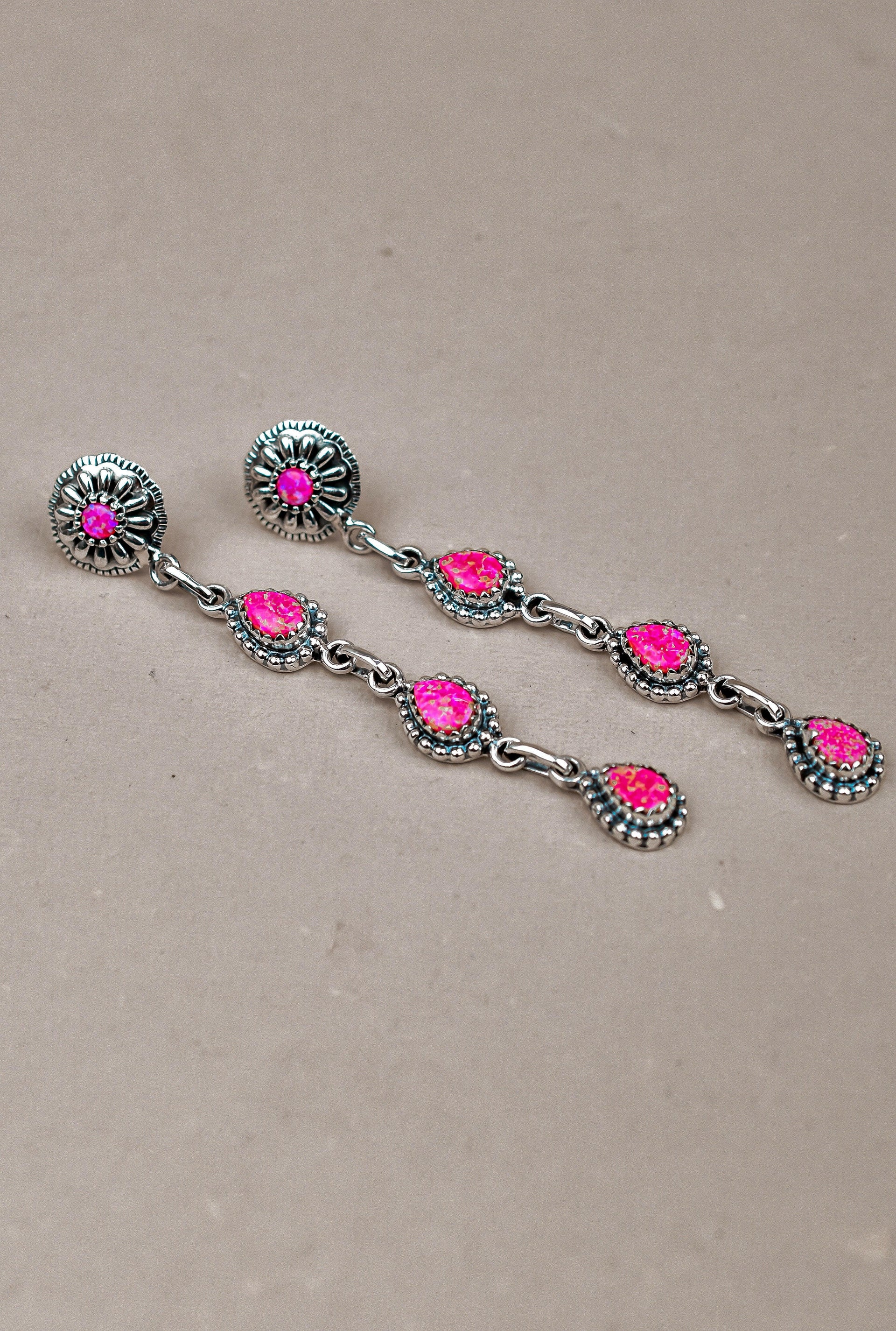 Sterling Silver Tear Drop Earrings-Drop Earrings-Krush Kandy, Women's Online Fashion Boutique Located in Phoenix, Arizona (Scottsdale Area)