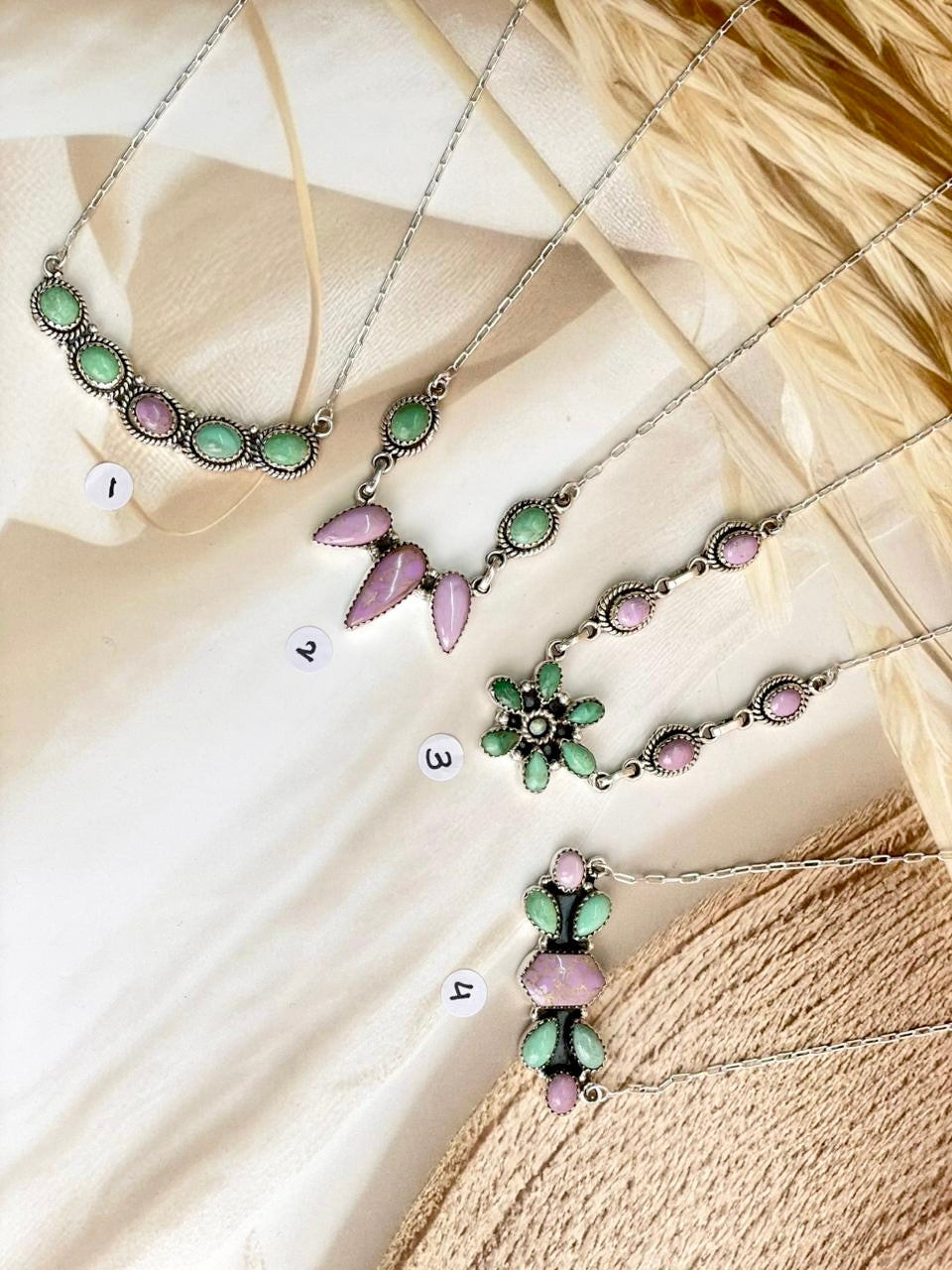 Varascite & Phosphoderite Necklace Sno 39-Necklaces-Krush Kandy, Women's Online Fashion Boutique Located in Phoenix, Arizona (Scottsdale Area)