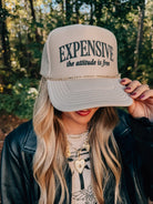 Expensive Foam Trucker Hat-hat-Krush Kandy, Women's Online Fashion Boutique Located in Phoenix, Arizona (Scottsdale Area)