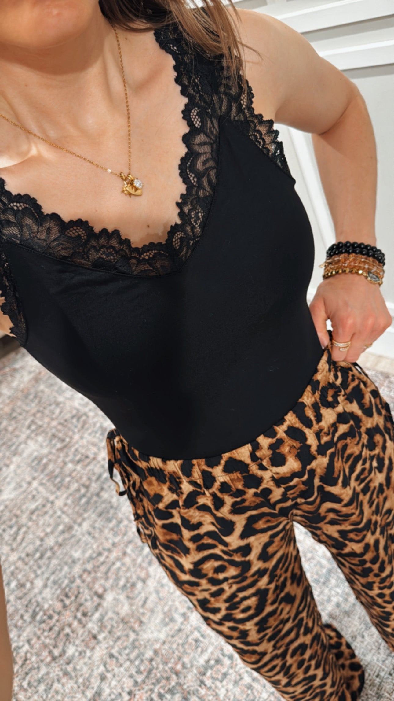 LUXE Lace Detailed Tank Top-Tanks-Krush Kandy, Women's Online Fashion Boutique Located in Phoenix, Arizona (Scottsdale Area)