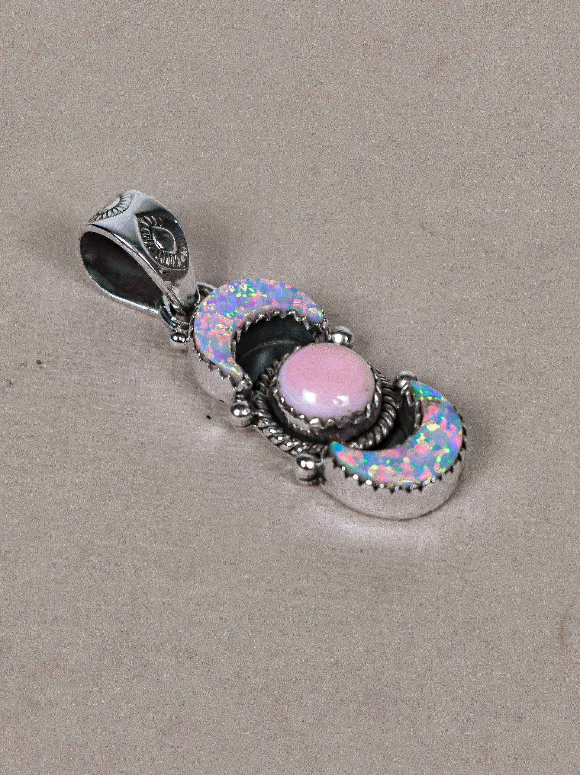 Lunar Crescent Pendant-Pendant Necklaces-Krush Kandy, Women's Online Fashion Boutique Located in Phoenix, Arizona (Scottsdale Area)