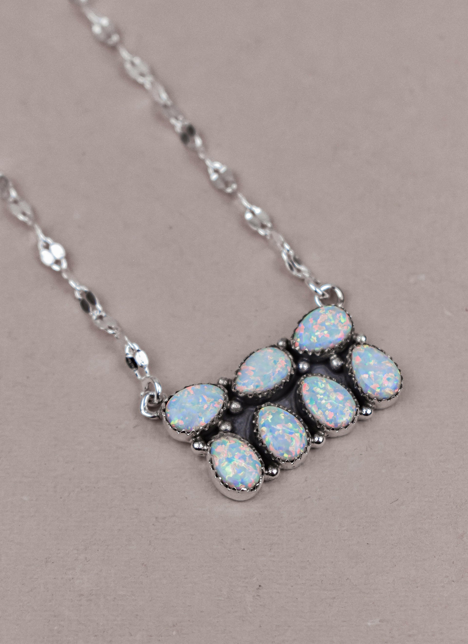 Starry Horizon Gemstone Bar Necklace-Bar Necklaces-Krush Kandy, Women's Online Fashion Boutique Located in Phoenix, Arizona (Scottsdale Area)