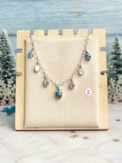 Winter Frost Golden Hills Stone Drops Necklace-Necklaces-Krush Kandy, Women's Online Fashion Boutique Located in Phoenix, Arizona (Scottsdale Area)