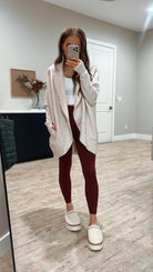 Soft Scuba Cardigan-Cardigans-Krush Kandy, Women's Online Fashion Boutique Located in Phoenix, Arizona (Scottsdale Area)