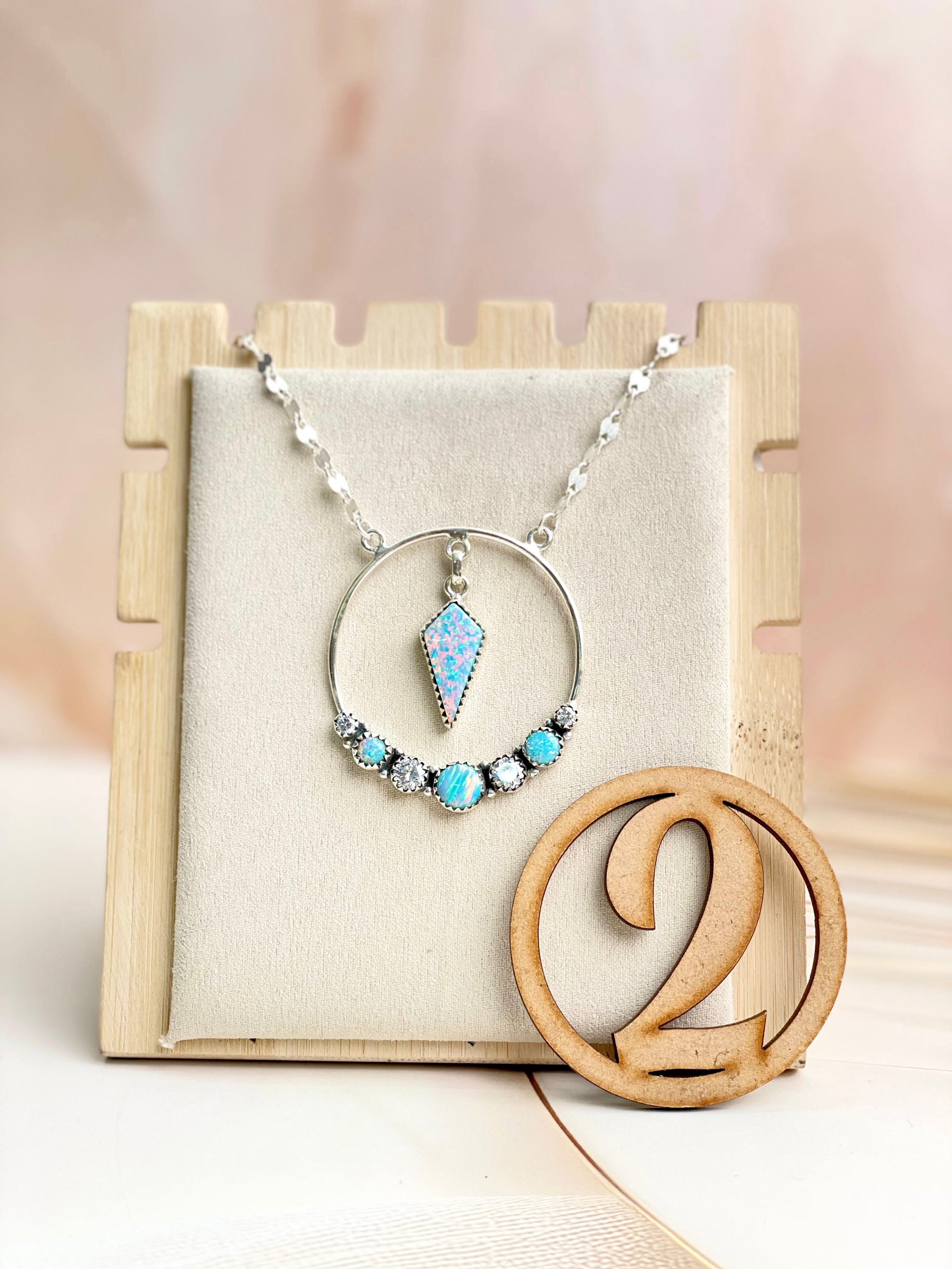 Boho Opal Tassels Necklace Sno 23-Necklaces-Krush Kandy, Women's Online Fashion Boutique Located in Phoenix, Arizona (Scottsdale Area)