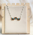 Blooming Flower Bar Necklace-Necklaces-Krush Kandy, Women's Online Fashion Boutique Located in Phoenix, Arizona (Scottsdale Area)