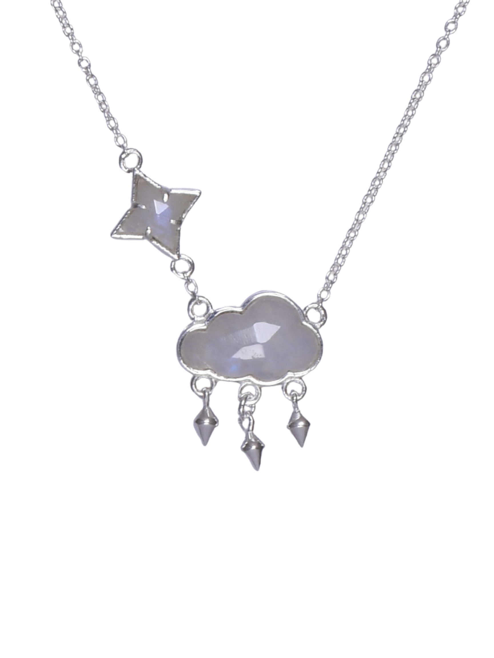 In The Clouds Stone Necklace-Necklaces-Krush Kandy, Women's Online Fashion Boutique Located in Phoenix, Arizona (Scottsdale Area)