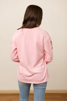 Feelin Festive Pink Sweater-Tops-Krush Kandy, Women's Online Fashion Boutique Located in Phoenix, Arizona (Scottsdale Area)