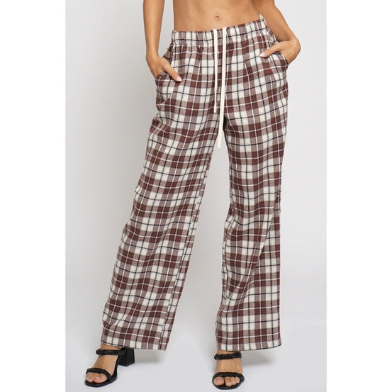 Plaid Flannel Pants-Bottoms-Krush Kandy, Women's Online Fashion Boutique Located in Phoenix, Arizona (Scottsdale Area)