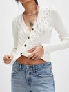 V-Neck Button Up Cropped Cardigan-Krush Kandy, Women's Online Fashion Boutique Located in Phoenix, Arizona (Scottsdale Area)