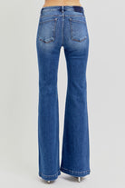 RISEN Full Size Low Rise Flare Jeans with Pockets-Jeans-Krush Kandy, Women's Online Fashion Boutique Located in Phoenix, Arizona (Scottsdale Area)