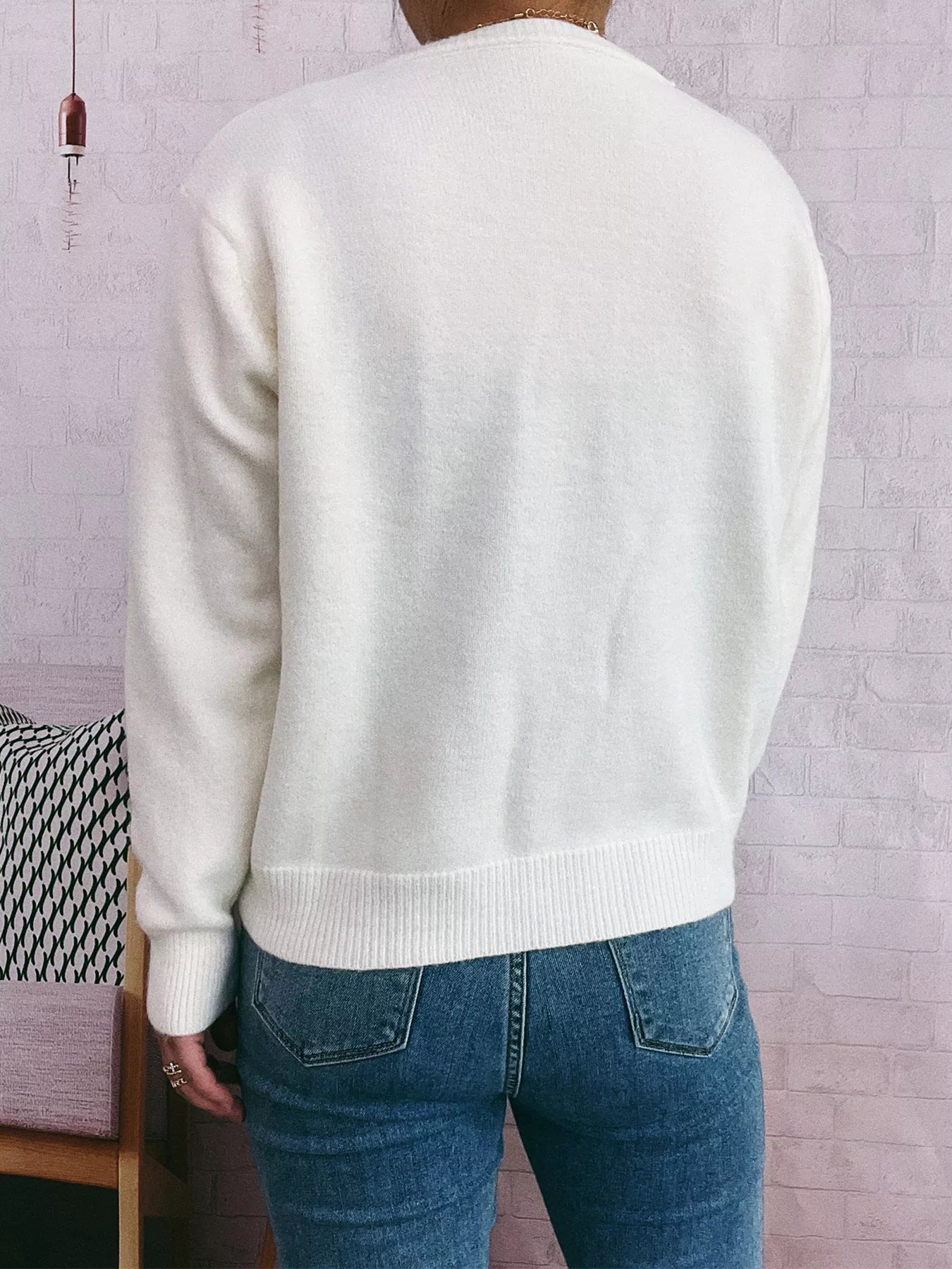 Flower Button Up Long Sleeve Cardigan-Cardigans-Krush Kandy, Women's Online Fashion Boutique Located in Phoenix, Arizona (Scottsdale Area)