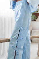 Side Tied Pants with Pockets-pants-Krush Kandy, Women's Online Fashion Boutique Located in Phoenix, Arizona (Scottsdale Area)