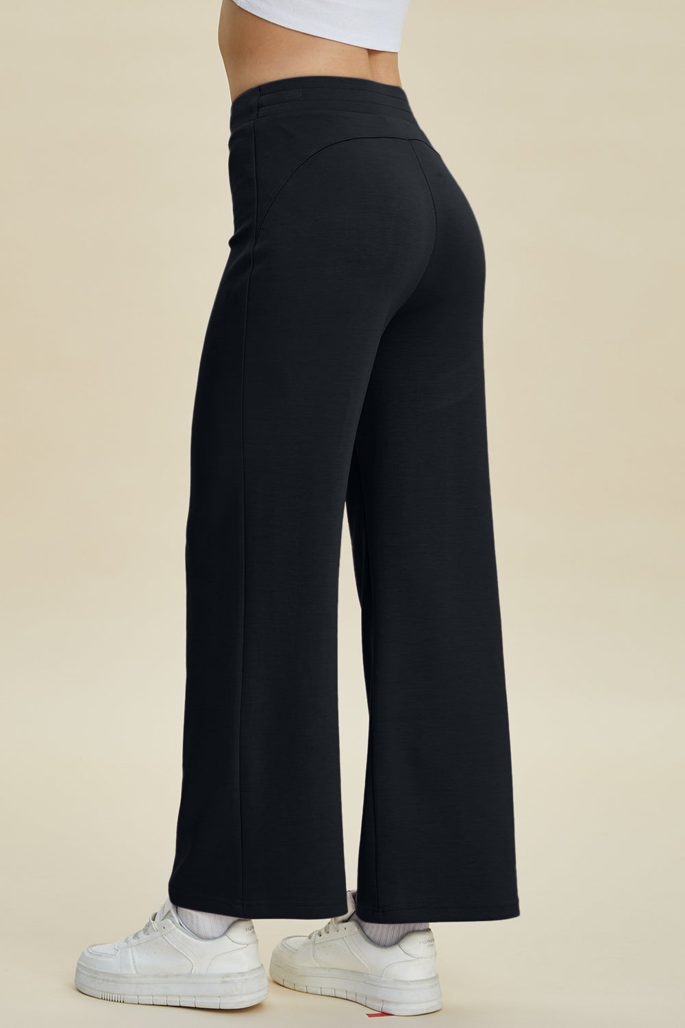 Basic Bae Full Size Air Scuba Drawstring Wide Leg Pants-Pants-Krush Kandy, Women's Online Fashion Boutique Located in Phoenix, Arizona (Scottsdale Area)