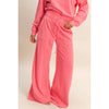 Burnout French Terry Wide-Leg Pants
