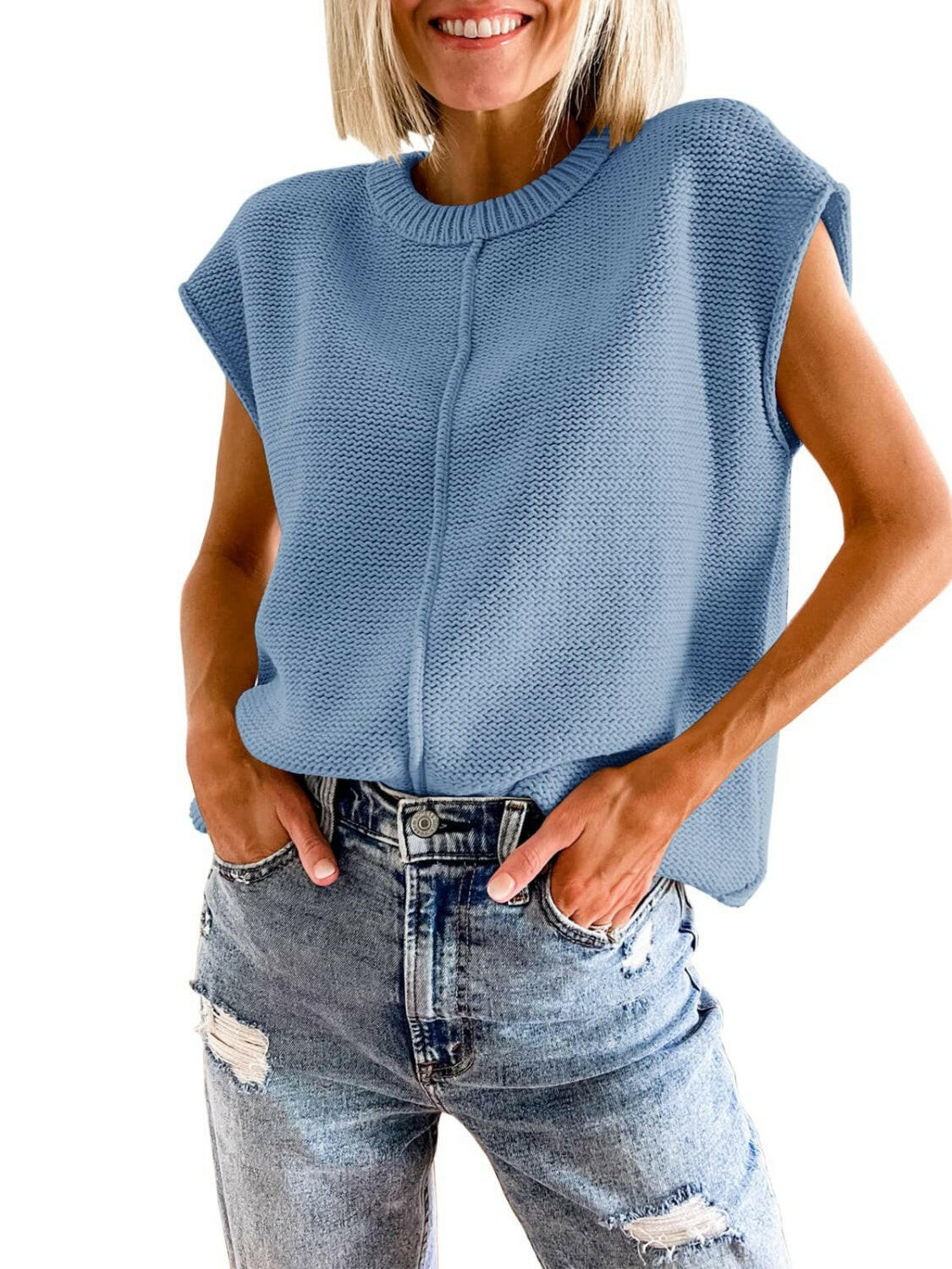 Everyday Essential Sleeveless Knit Top-Krush Kandy, Women's Online Fashion Boutique Located in Phoenix, Arizona (Scottsdale Area)