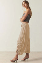 Drawstring Ruched Pants-Krush Kandy, Women's Online Fashion Boutique Located in Phoenix, Arizona (Scottsdale Area)