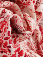 loral Print Tassel Tie Long Sleeve Flowy Mini Dress-Dresses-Krush Kandy, Women's Online Fashion Boutique Located in Phoenix, Arizona (Scottsdale Area)