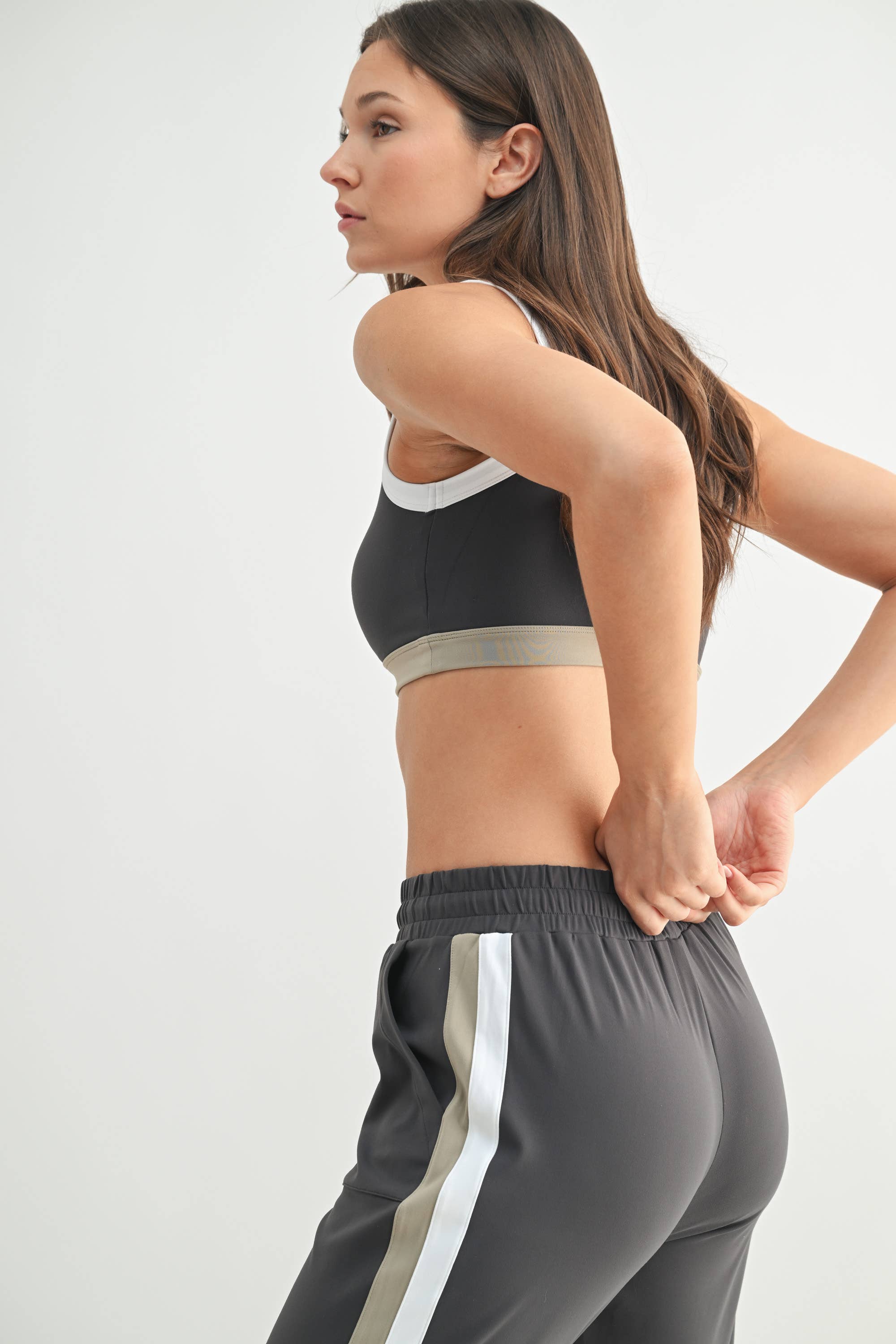 Polyester-Spandex Active Jogger and Sports Bra Set-2 Piece Outfit Sets-Krush Kandy, Women's Online Fashion Boutique Located in Phoenix, Arizona (Scottsdale Area)