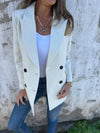 Full Size Collared Neck Long Sleeve Blazer-Blazers-Krush Kandy, Women's Online Fashion Boutique Located in Phoenix, Arizona (Scottsdale Area)