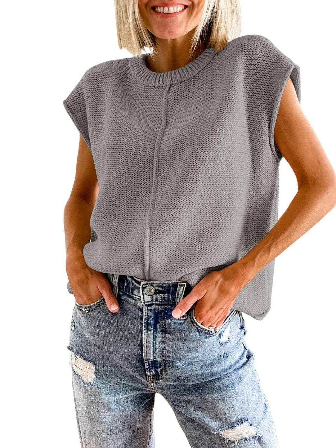 Everyday Essential Sleeveless Knit Top-Krush Kandy, Women's Online Fashion Boutique Located in Phoenix, Arizona (Scottsdale Area)