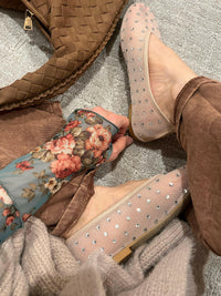 Crystal Mesh Ballet Flat