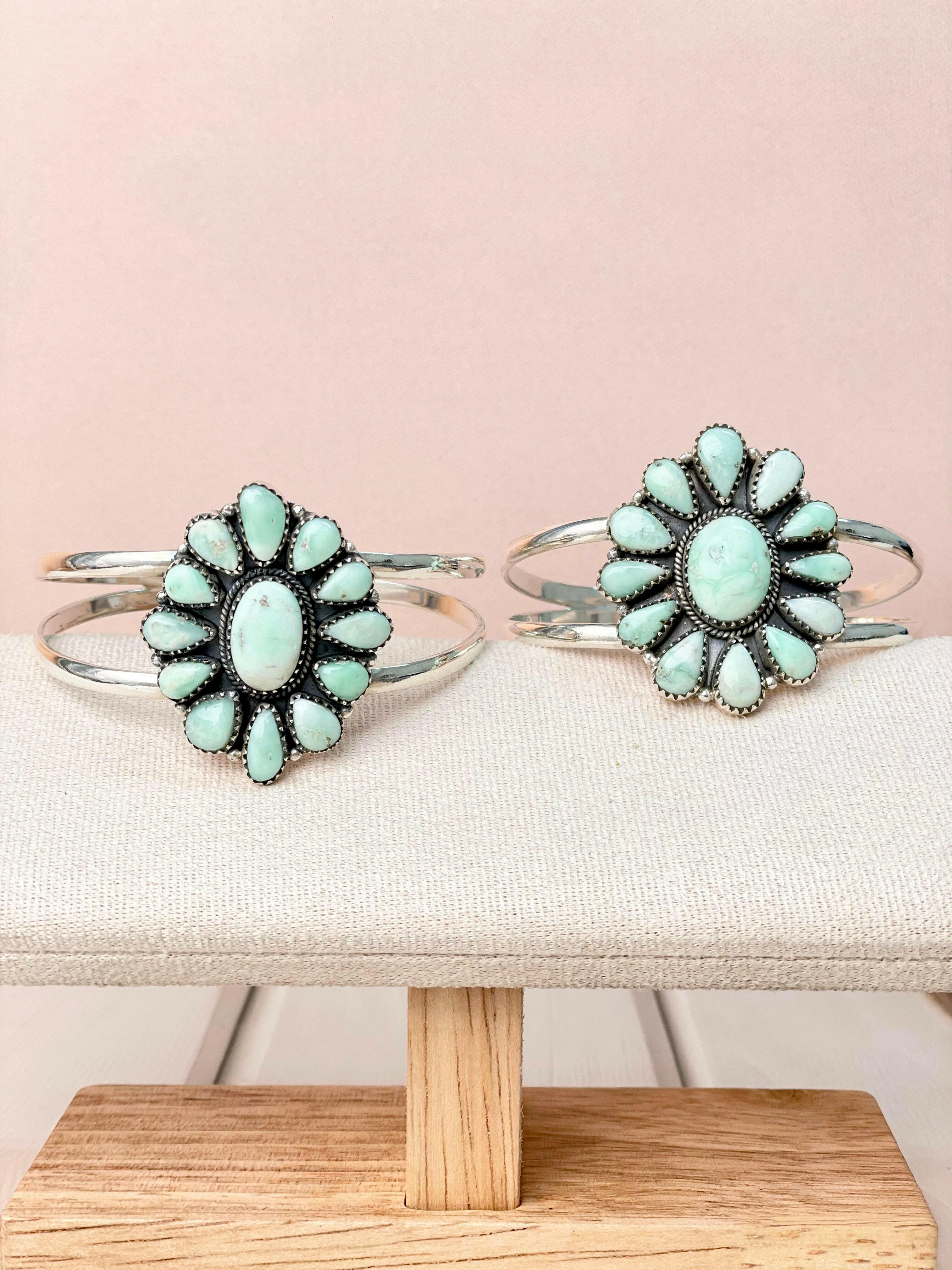 Big Daisy Paloma Stone Cuff-Bracelets-Krush Kandy, Women's Online Fashion Boutique Located in Phoenix, Arizona (Scottsdale Area)