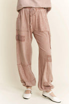MineralWash Eyelet detailed Boho Joggers-Krush Kandy, Women's Online Fashion Boutique Located in Phoenix, Arizona (Scottsdale Area)
