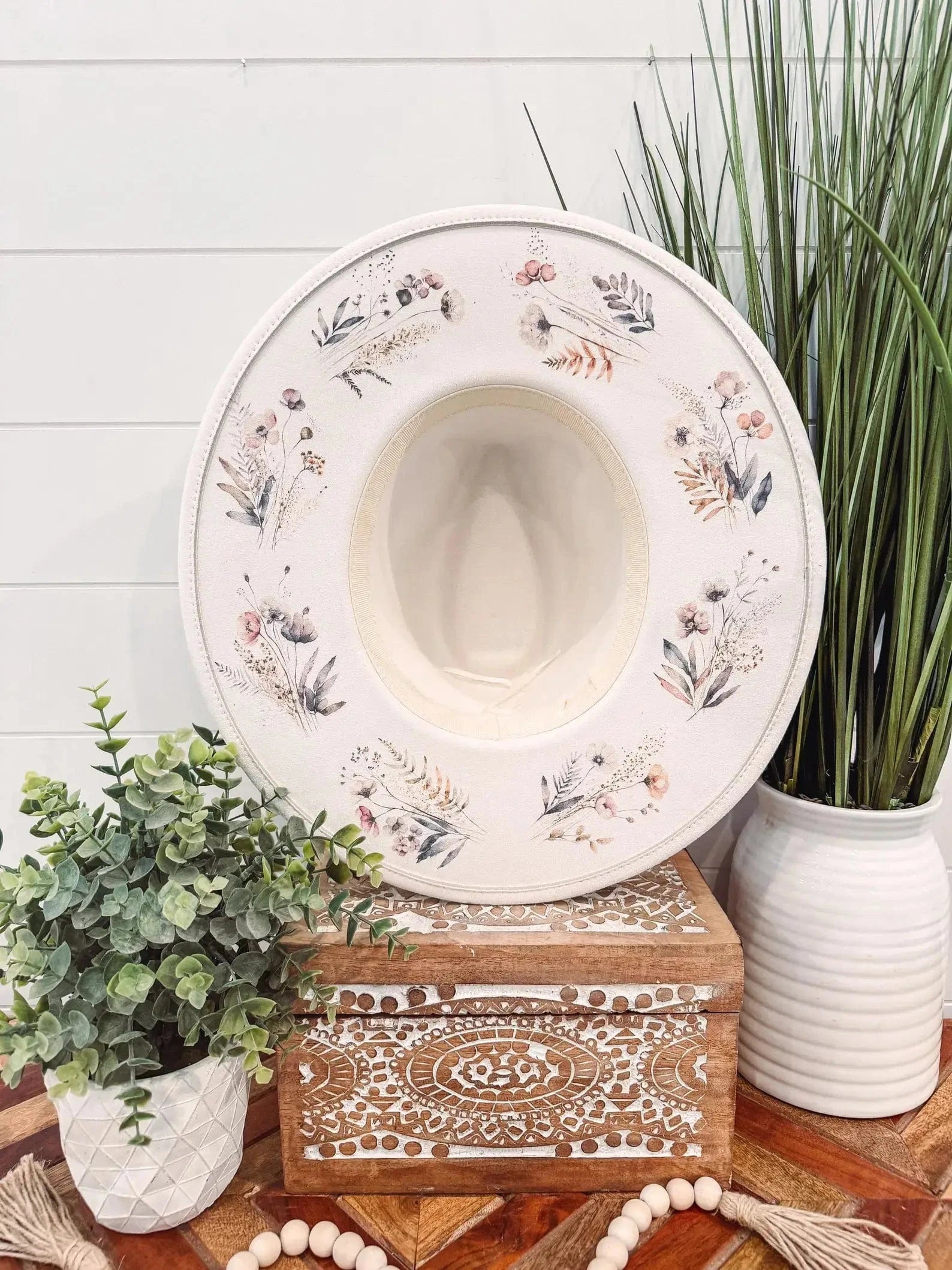 Floral Print Hat-Hats-Krush Kandy, Women's Online Fashion Boutique Located in Phoenix, Arizona (Scottsdale Area)