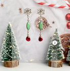 Holiday Stone Drop Earrings-Earrings-Krush Kandy, Women's Online Fashion Boutique Located in Phoenix, Arizona (Scottsdale Area)