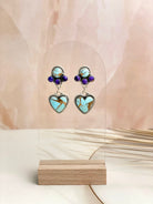 Make My Heart Drop Dahlia Stud Earrings-Earrings-Krush Kandy, Women's Online Fashion Boutique Located in Phoenix, Arizona (Scottsdale Area)