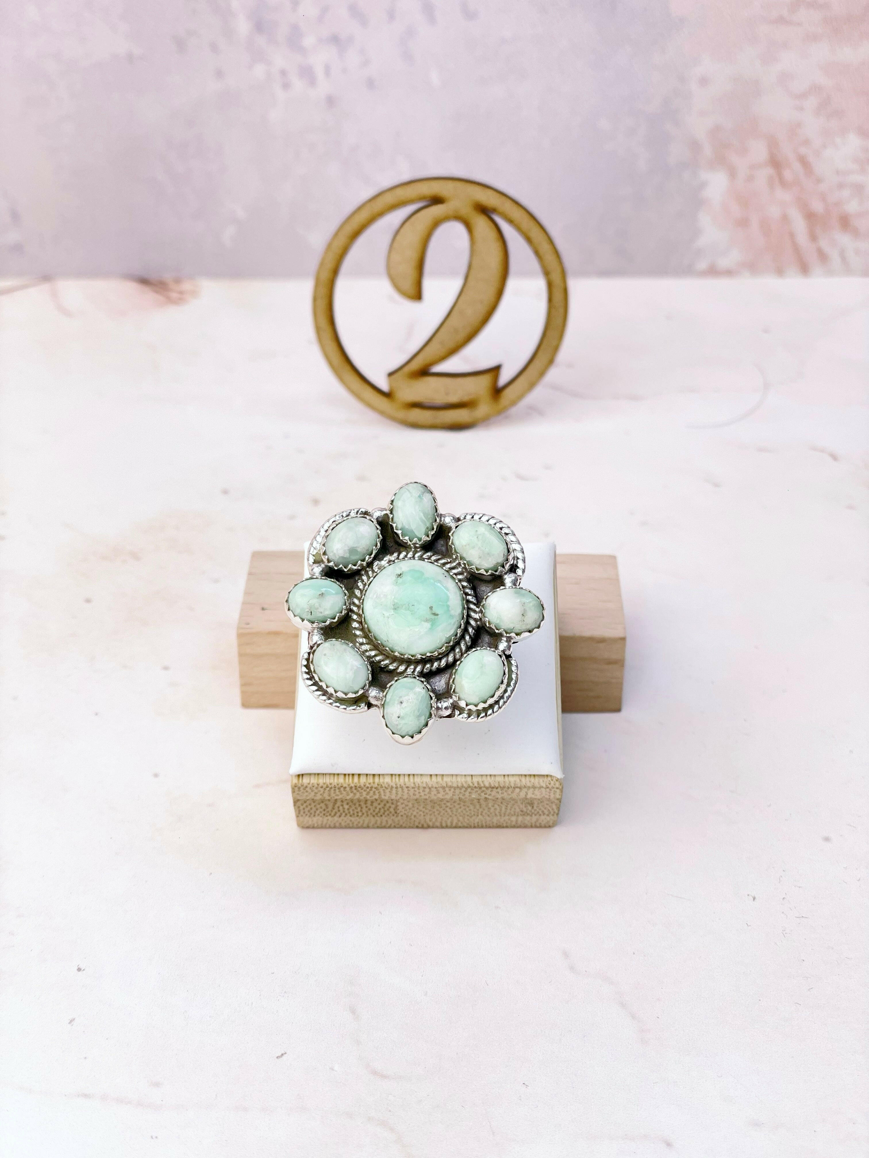 Paloma & Pink Jasper One of a Kind Rings-Rings-Krush Kandy, Women's Online Fashion Boutique Located in Phoenix, Arizona (Scottsdale Area)