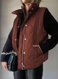 Lux Quilted Puffer Vest-Jackets-Krush Kandy, Women's Online Fashion Boutique Located in Phoenix, Arizona (Scottsdale Area)