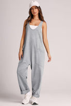 Wide Strap Jumpsuit with Pockets-Jumpsuits & Rompers-Krush Kandy, Women's Online Fashion Boutique Located in Phoenix, Arizona (Scottsdale Area)