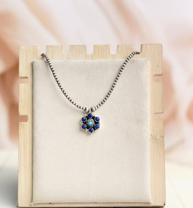 Blooming Flower Desert Pearl Necklace-Necklaces-Krush Kandy, Women's Online Fashion Boutique Located in Phoenix, Arizona (Scottsdale Area)