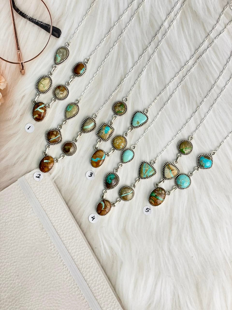 Royston Turquoise Slab Chain Pendant Bag 13 – Krush Kandy