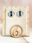 Boho Bar Balls Hoops-Earrings-Krush Kandy, Women's Online Fashion Boutique Located in Phoenix, Arizona (Scottsdale Area)