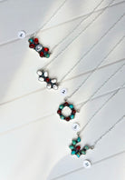 Amber, Turquoise & Crystal Dainty Necklaces-Necklaces-Krush Kandy, Women's Online Fashion Boutique Located in Phoenix, Arizona (Scottsdale Area)