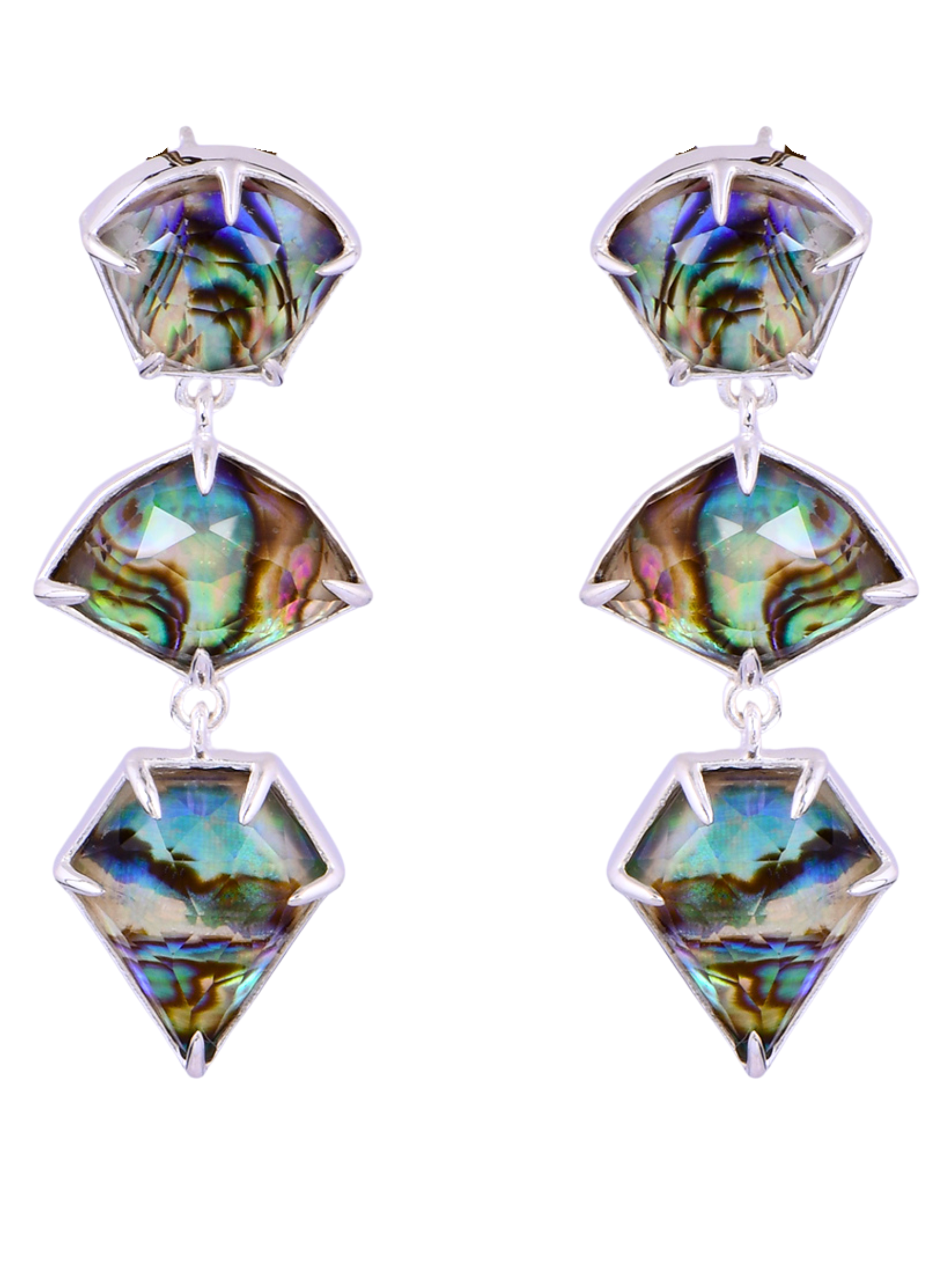 This Magic Moment Dangle Stone Earrings-Earrings-Krush Kandy, Women's Online Fashion Boutique Located in Phoenix, Arizona (Scottsdale Area)