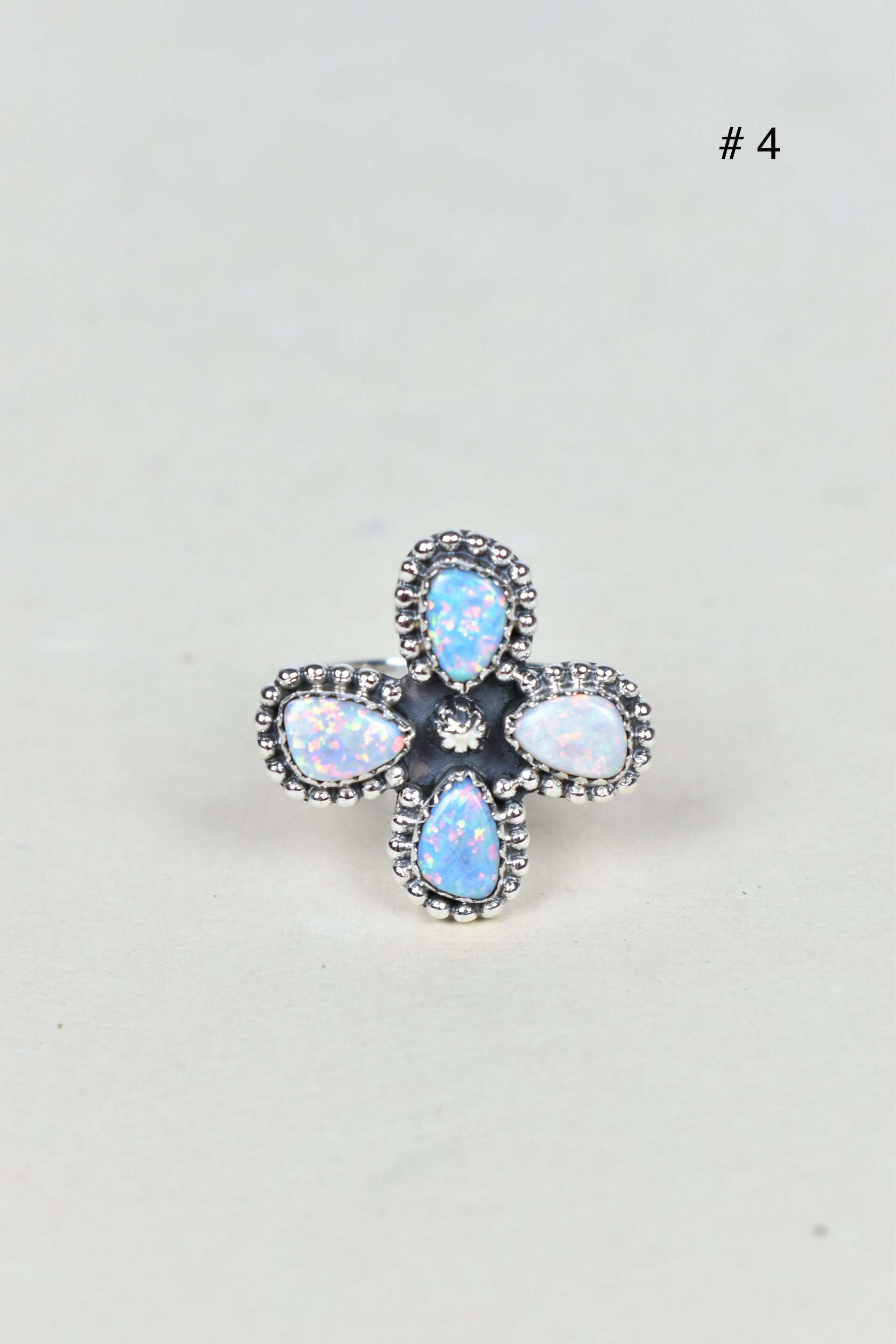 4 Leaf Cluster Ring-Cluster Rings-Krush Kandy, Women's Online Fashion Boutique Located in Phoenix, Arizona (Scottsdale Area)