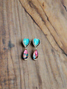 Heart On The Line Earrings-Stud Earrings-Krush Kandy, Women's Online Fashion Boutique Located in Phoenix, Arizona (Scottsdale Area)