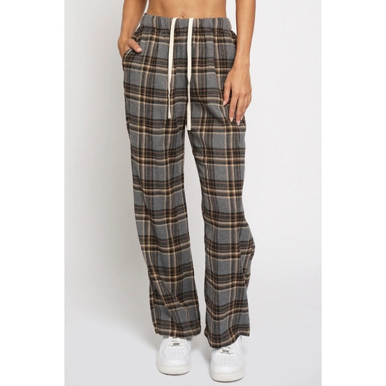 Plaid Flannel Pants-Bottoms-Krush Kandy, Women's Online Fashion Boutique Located in Phoenix, Arizona (Scottsdale Area)