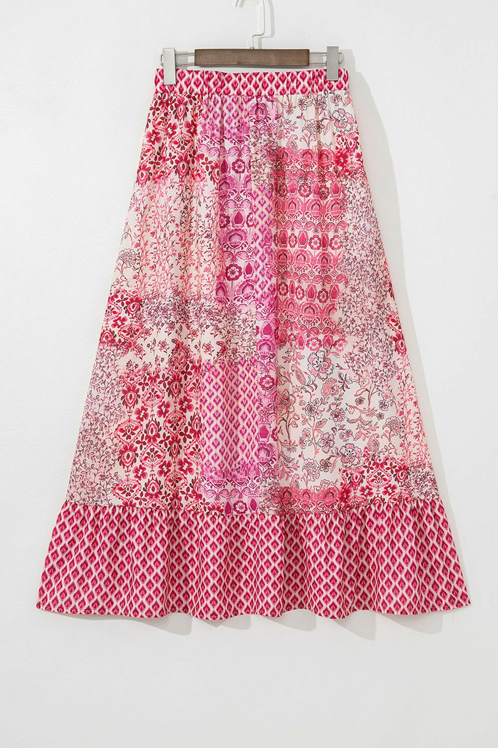 Boho Patchwork Maxi Skirt-Skirts-Krush Kandy, Women's Online Fashion Boutique Located in Phoenix, Arizona (Scottsdale Area)