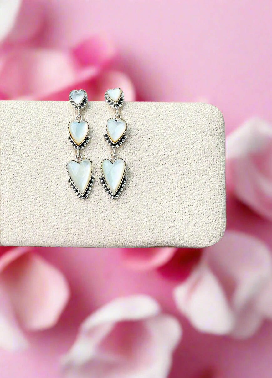 You Have My Heart Drop Earrings MADE TO ORDER-Earrings-Krush Kandy, Women's Online Fashion Boutique Located in Phoenix, Arizona (Scottsdale Area)