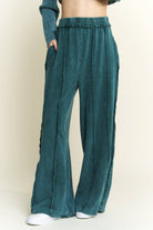 Vintage Edge Mineral Wash Pants-Pants-Krush Kandy, Women's Online Fashion Boutique Located in Phoenix, Arizona (Scottsdale Area)