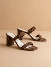 The Angela - Strappy Alligator Heels-Sandals-Krush Kandy, Women's Online Fashion Boutique Located in Phoenix, Arizona (Scottsdale Area)