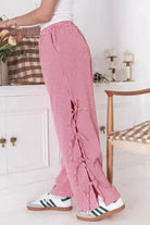 Side Tied Pants with Pockets-pants-Krush Kandy, Women's Online Fashion Boutique Located in Phoenix, Arizona (Scottsdale Area)