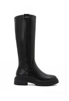 Black Knee High Lug Sole Boot-Shoes-Krush Kandy, Women's Online Fashion Boutique Located in Phoenix, Arizona (Scottsdale Area)