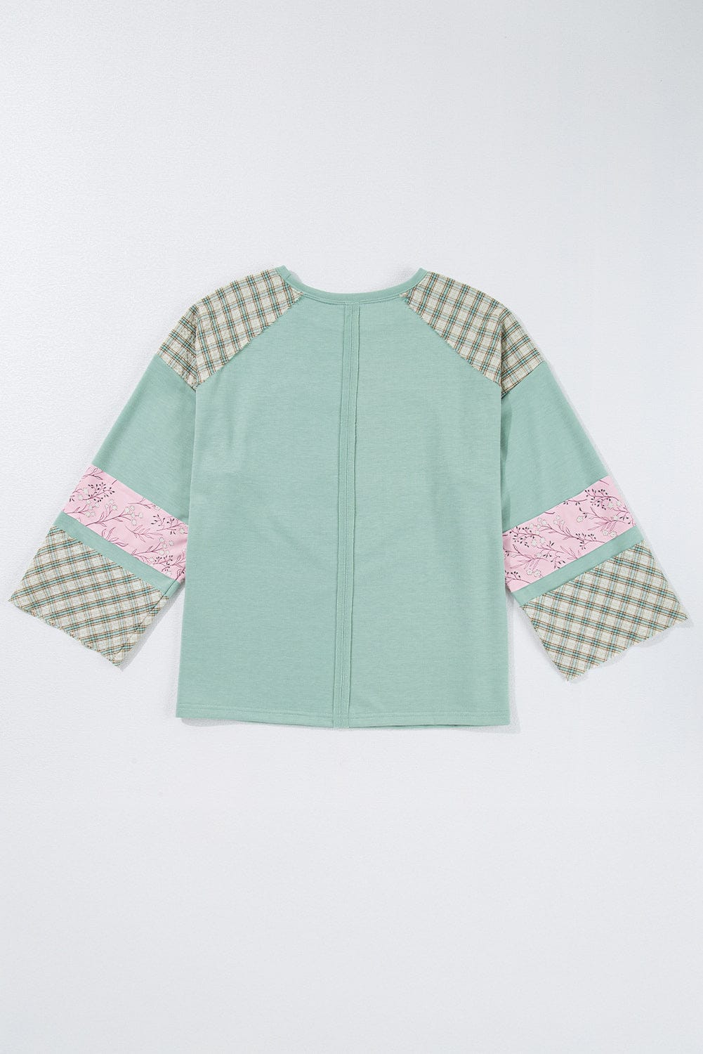 Patchwork Heart Top-Long Sleeve Tops-Krush Kandy, Women's Online Fashion Boutique Located in Phoenix, Arizona (Scottsdale Area)